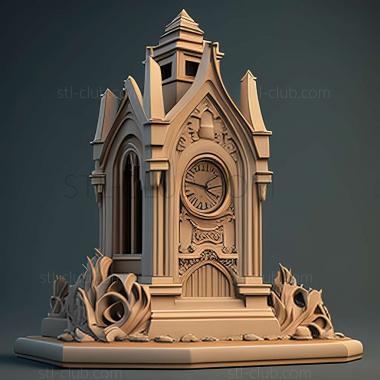 3D model clock tower (STL)